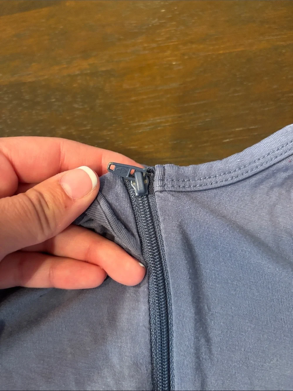 Kyte Footie Sleeper with twisted zipper.